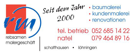 Logo - RM Malergeschäft Rebsamen - Schaffhausen