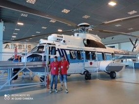 hélicoptère équipe