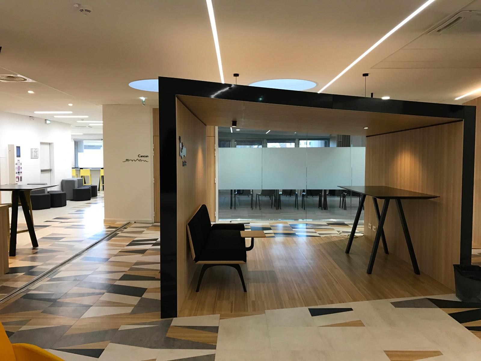 Délimitation d'un espace bureau