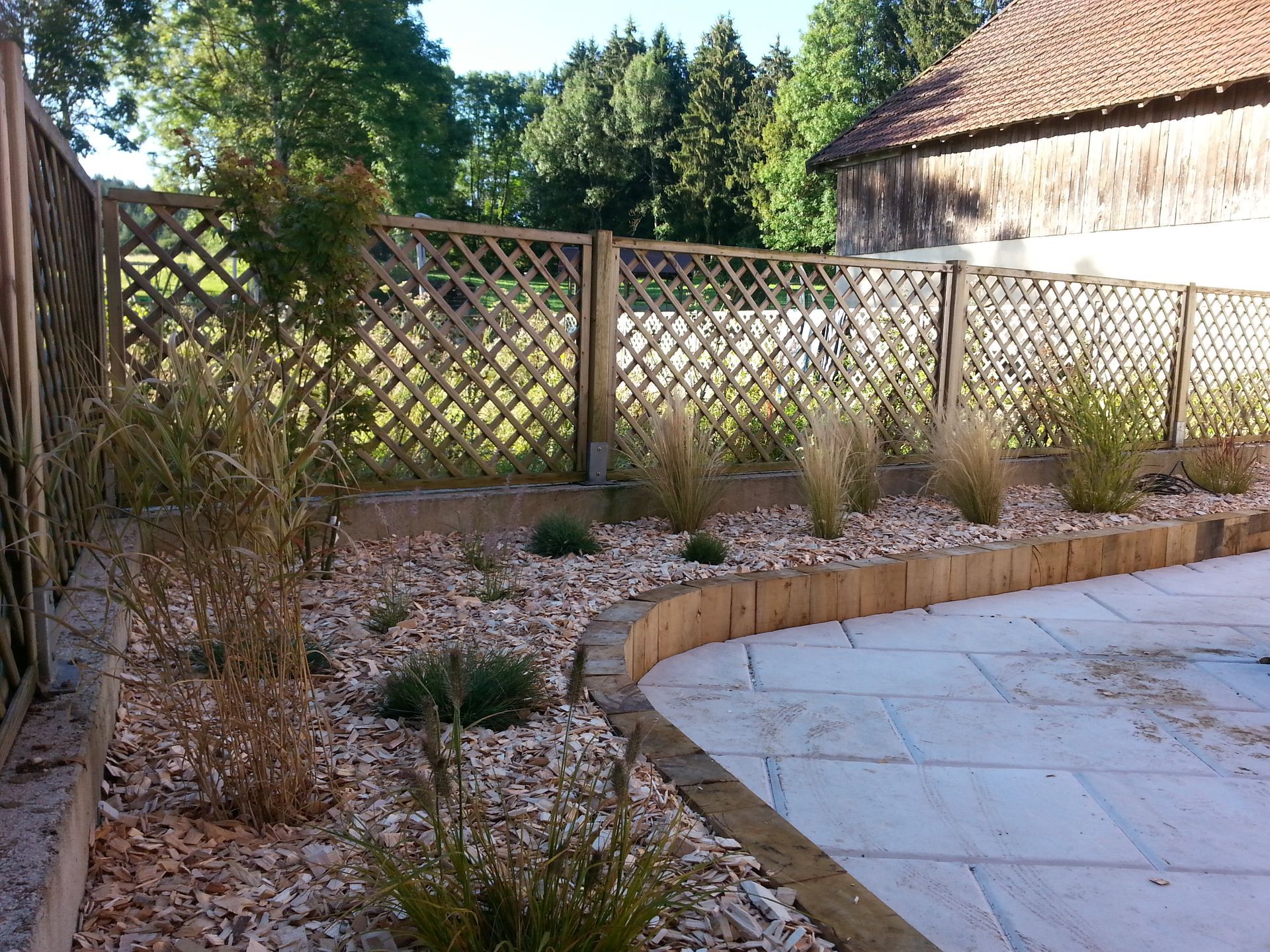 Photo d'un portail métallique