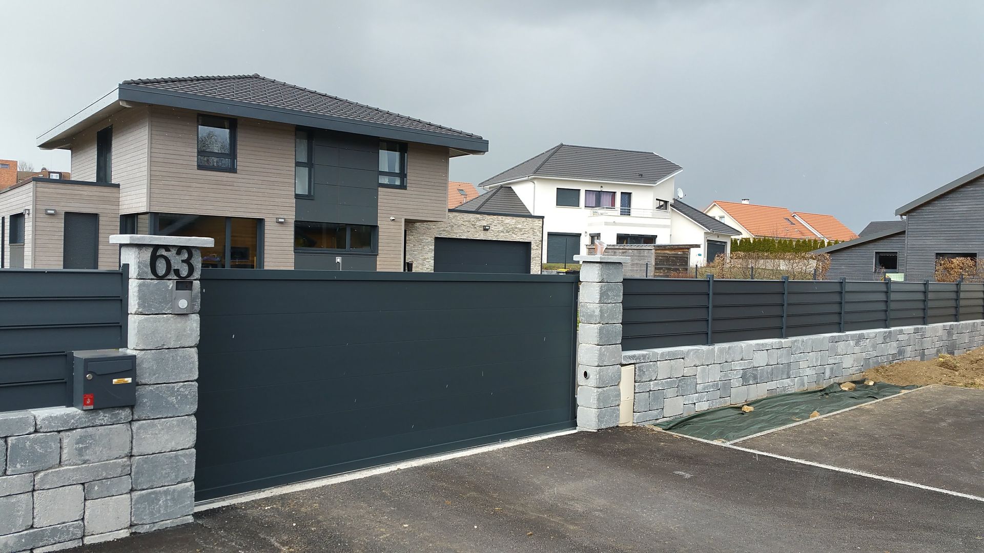 Photo d'un portail automatique