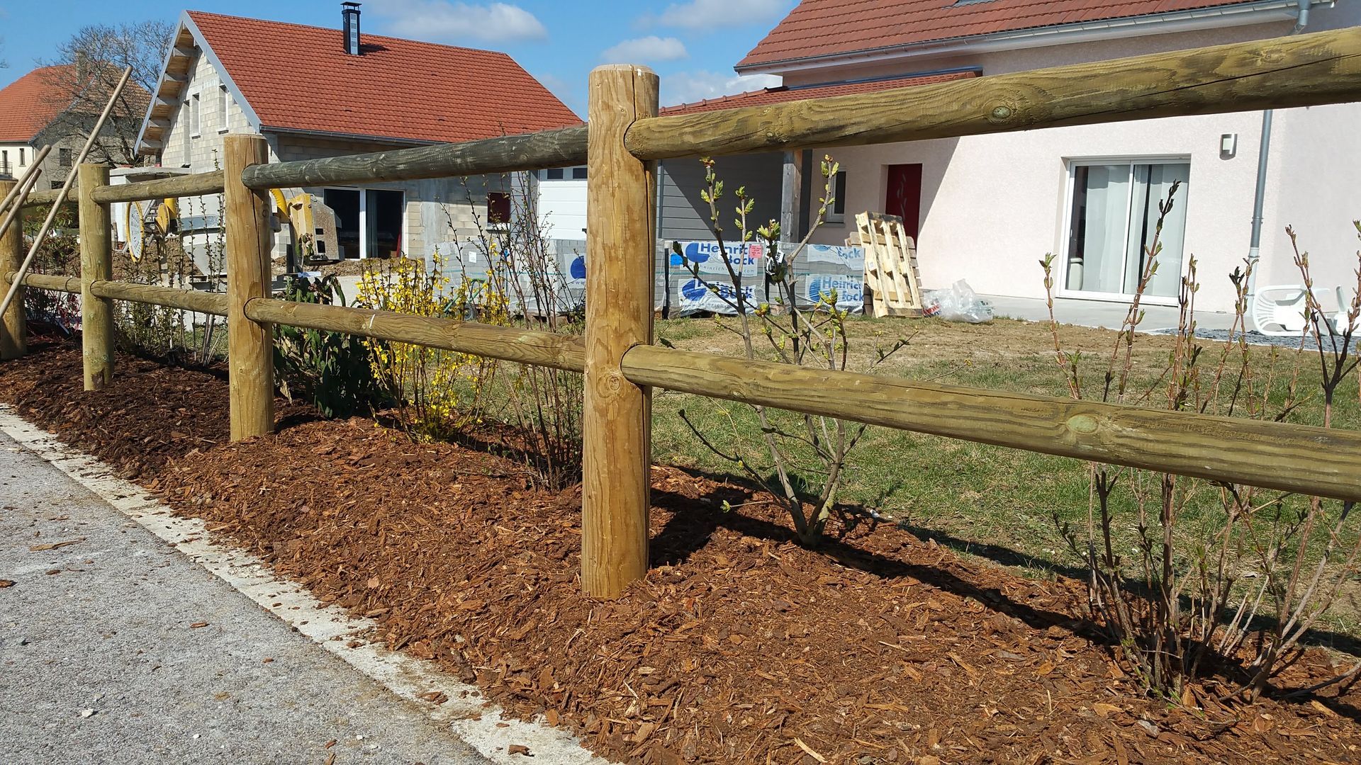 Photo d'une clôture en bois