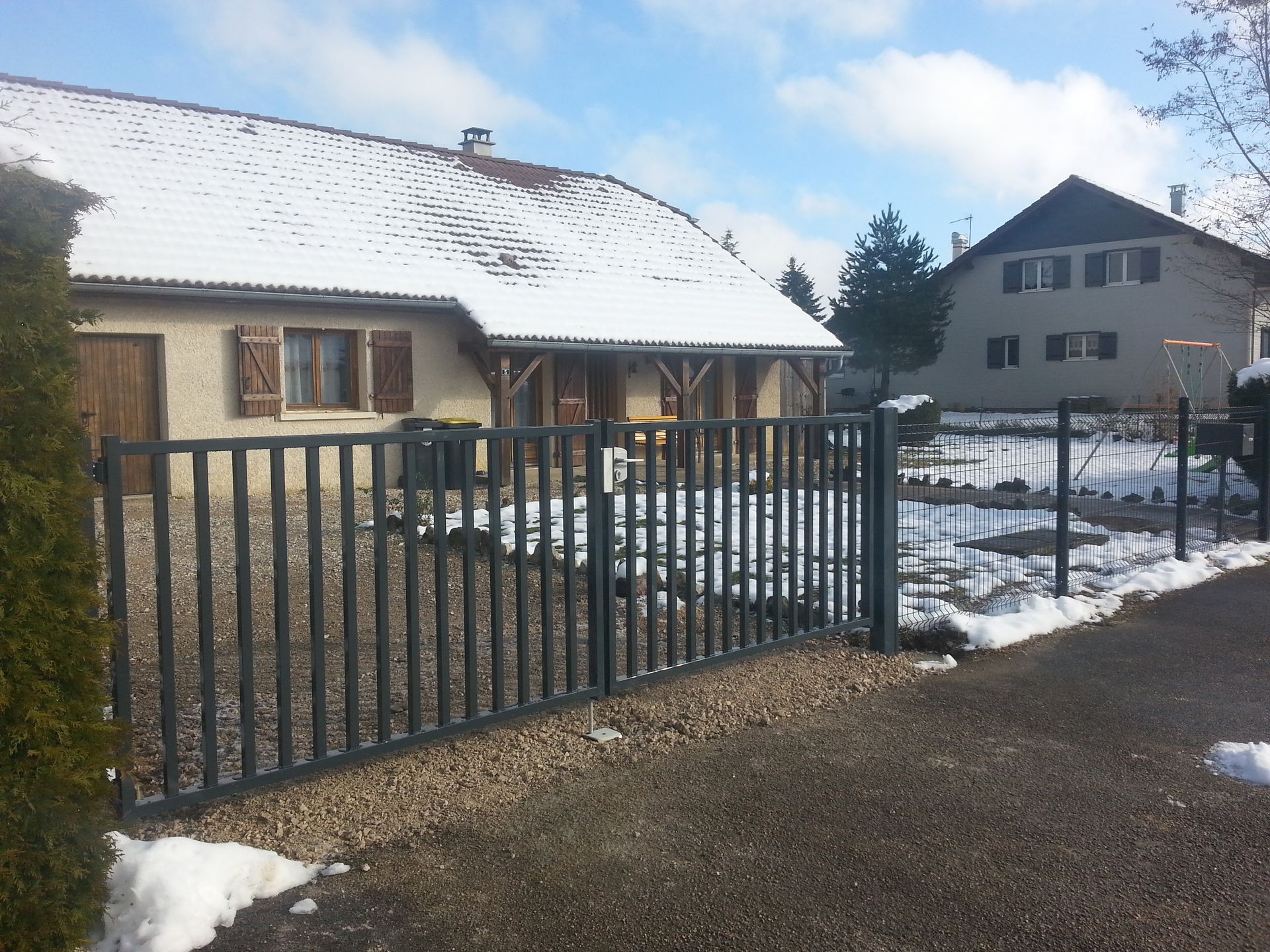 Photo d'un portail manuel