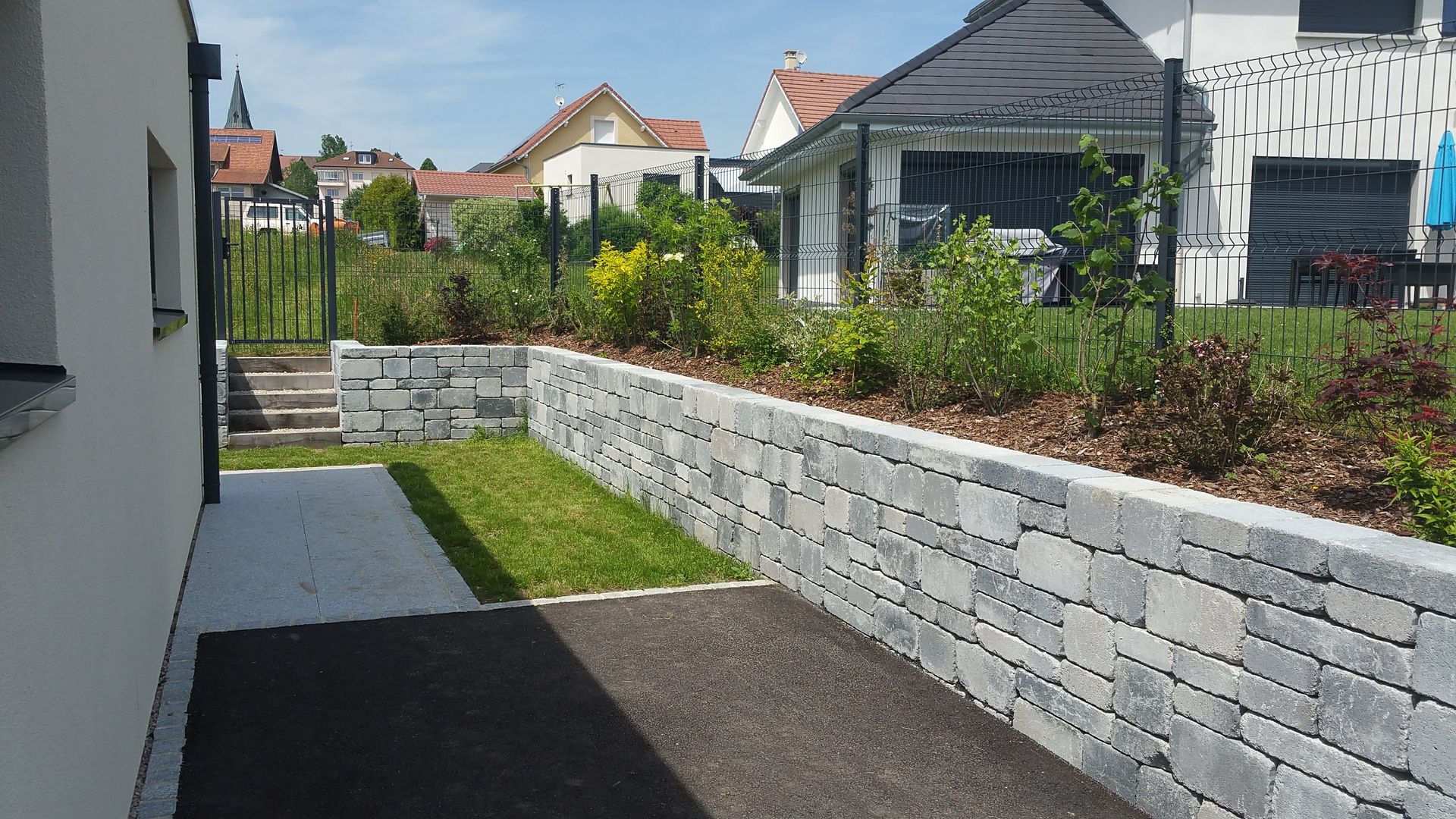 Photo d'un muret en pierre