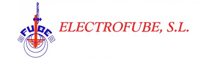 Un logotipo azul y rojo para electrotube sl