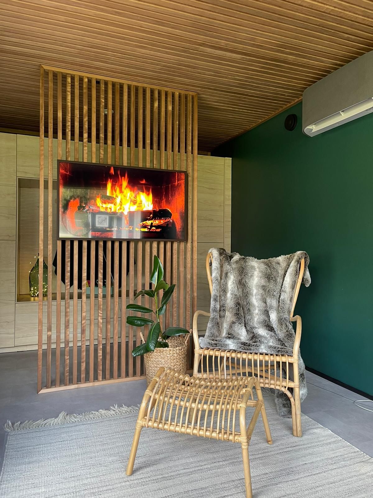 Viihtyisän oleskelutilan toteutus