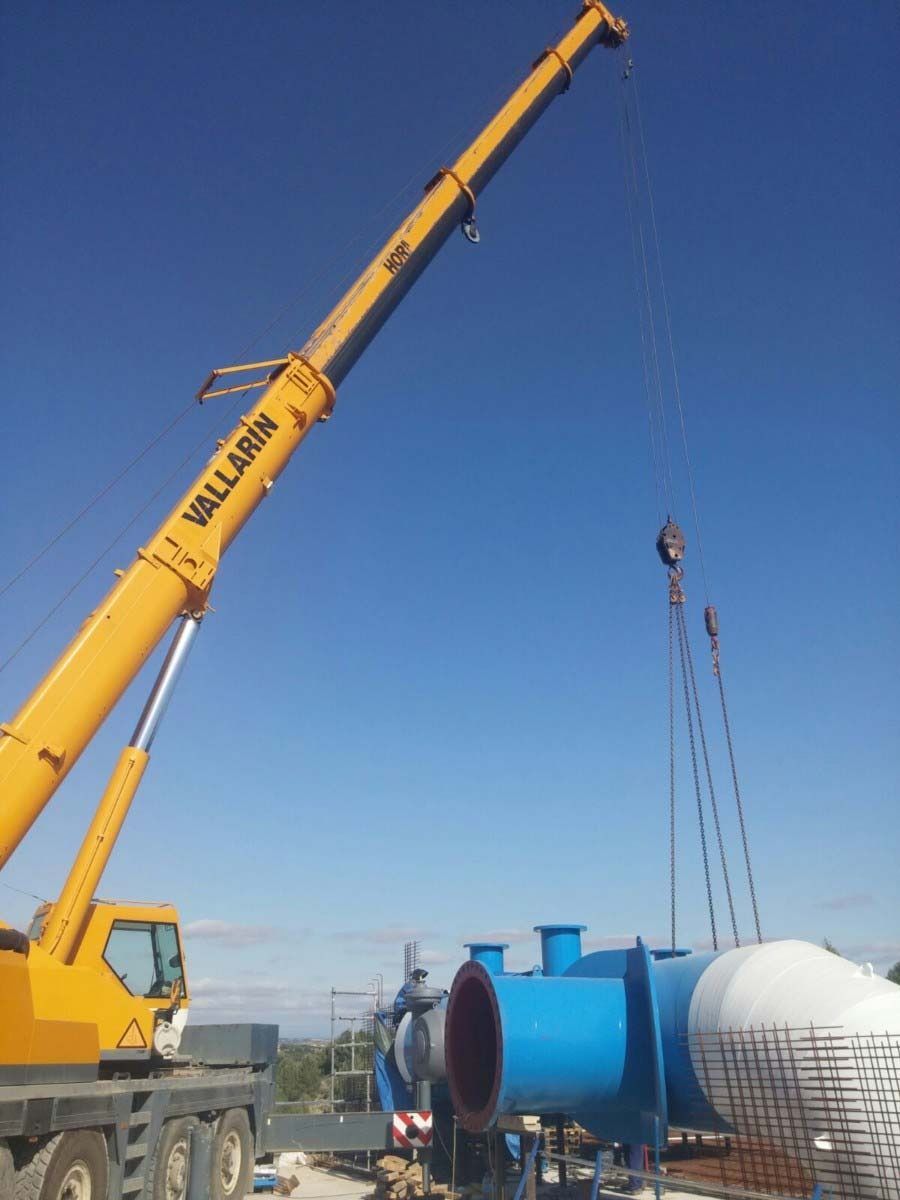 Una grulla amarilla con la palabra