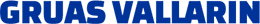 La palabra gruas está escrita en azul sobre un fondo blanco.