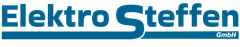 Ein blau-weißes Logo für Hans Steffen