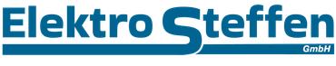 Ein blau-weißes Logo für Hans Steffen