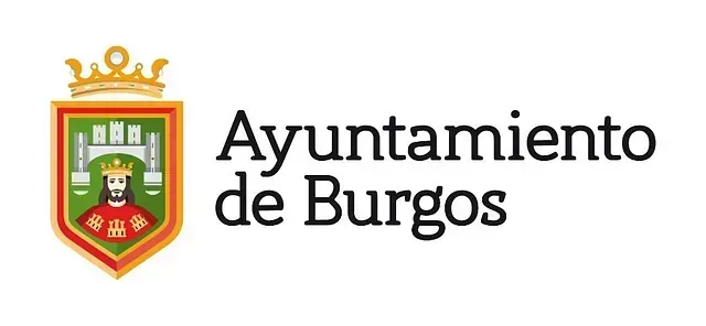 El logotipo del ayuntamiento de burgos es un escudo con un rey en él.
