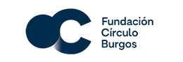 Se muestra un logotipo de la Fundación Círculo de Burgos sobre un fondo blanco.