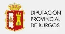 El logotipo de la Diputación Provincial de Burgos es un escudo con una corona encima.