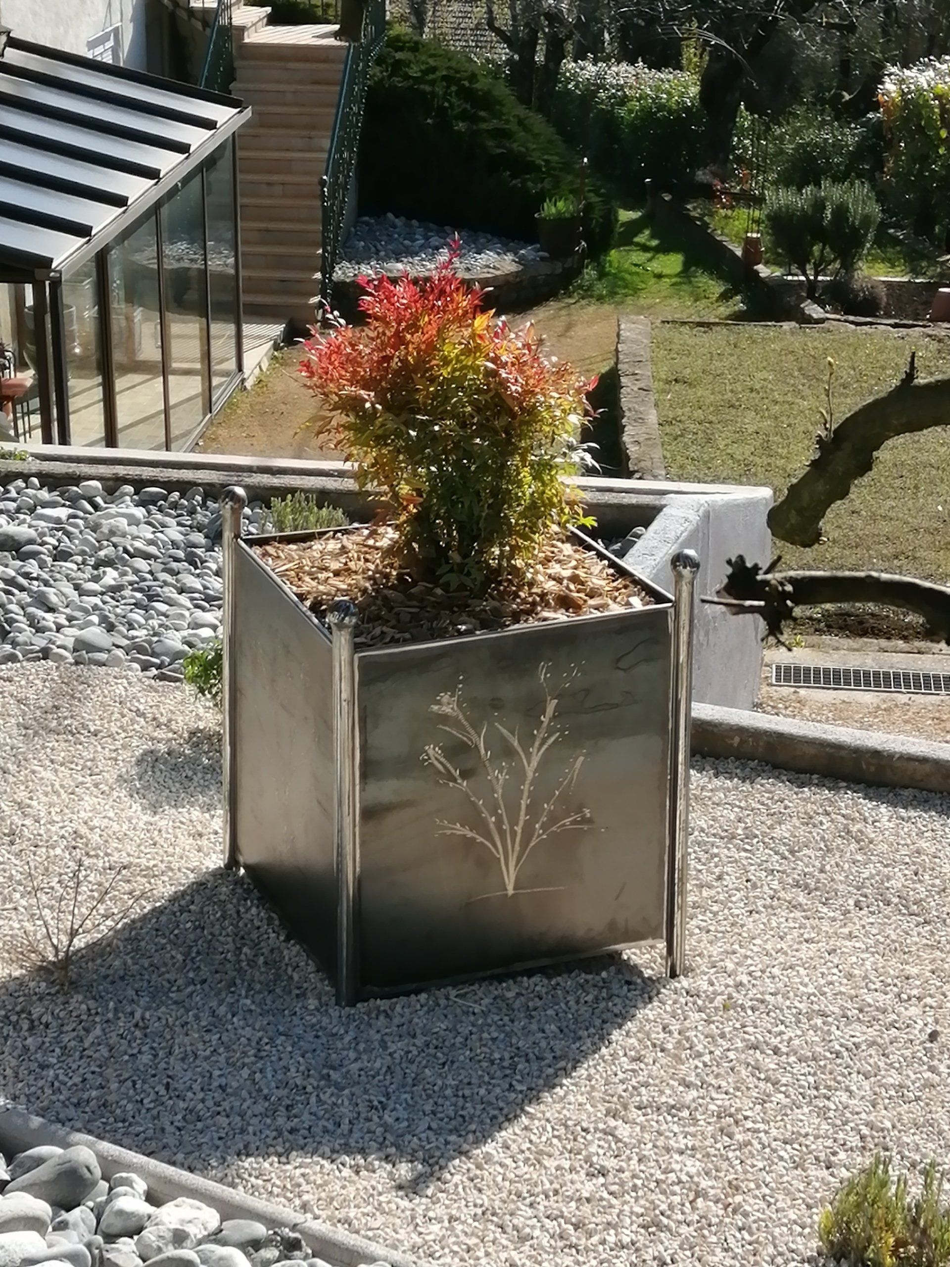 bac à fleurs