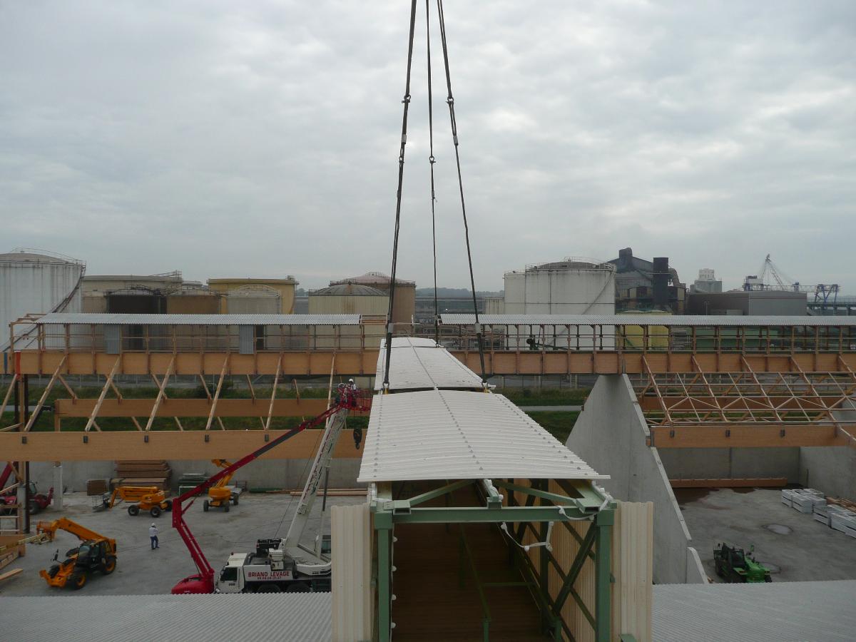 Fer Équipe à Ascain, assemblage et levage de structures