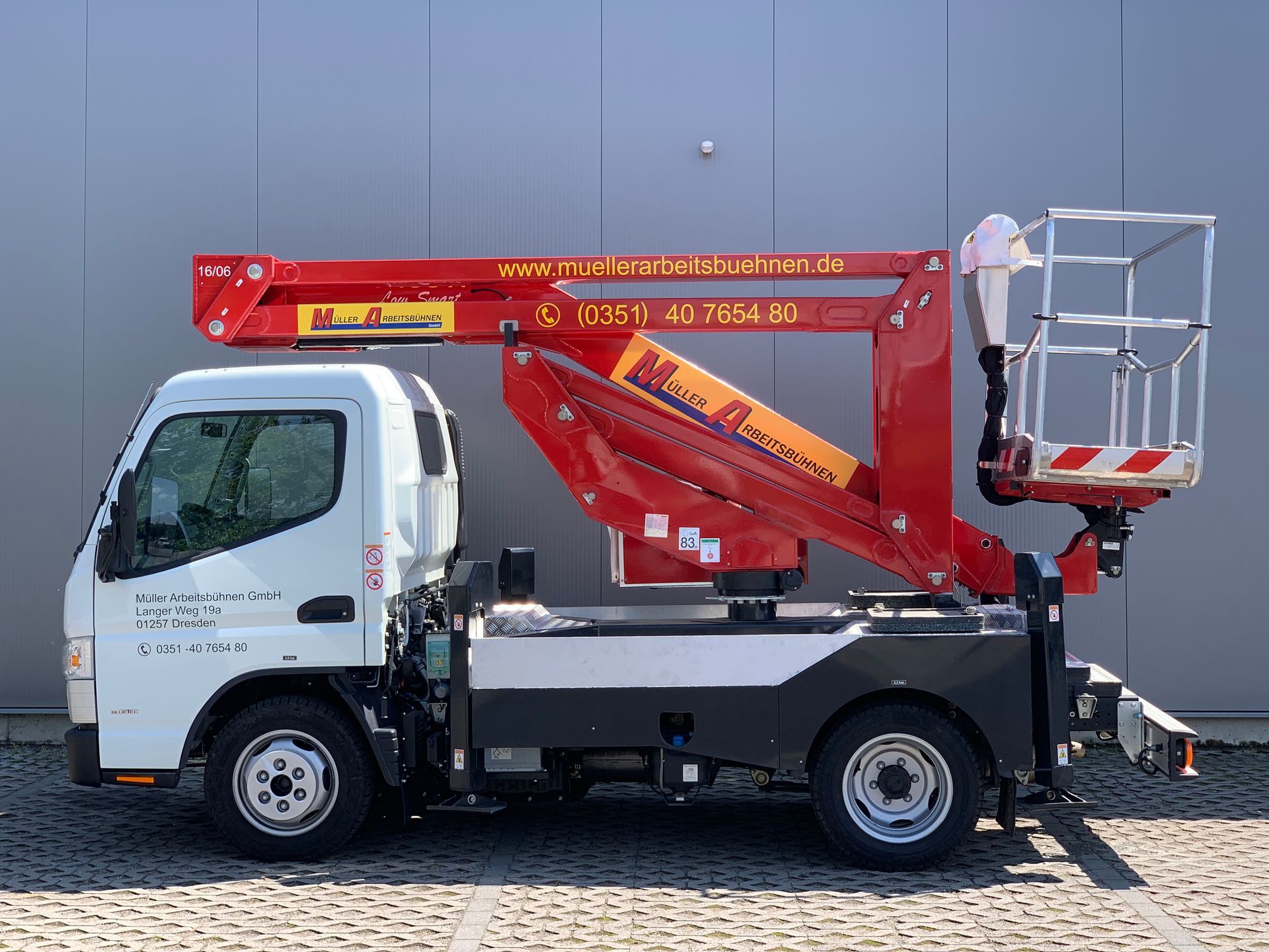 Müller Arbeitsbühnen GmbH - LKW-Arbeitsbühne P160A