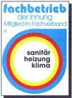 Fachbetrieb der Innung – Mitglied im Fachverband Sanitär, Heizung & Klima | Siegel-Logo