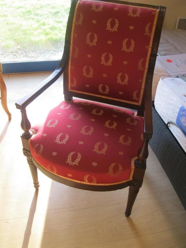 Assise en tissu royal