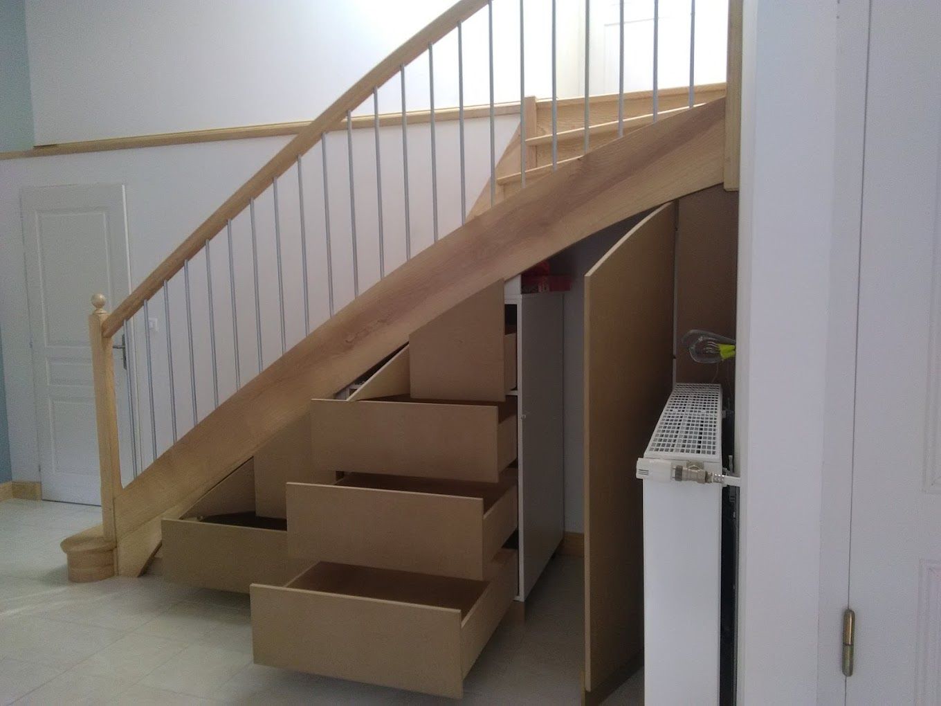 Rangement escalier