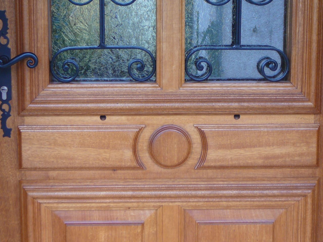 Porte d'entrée de près