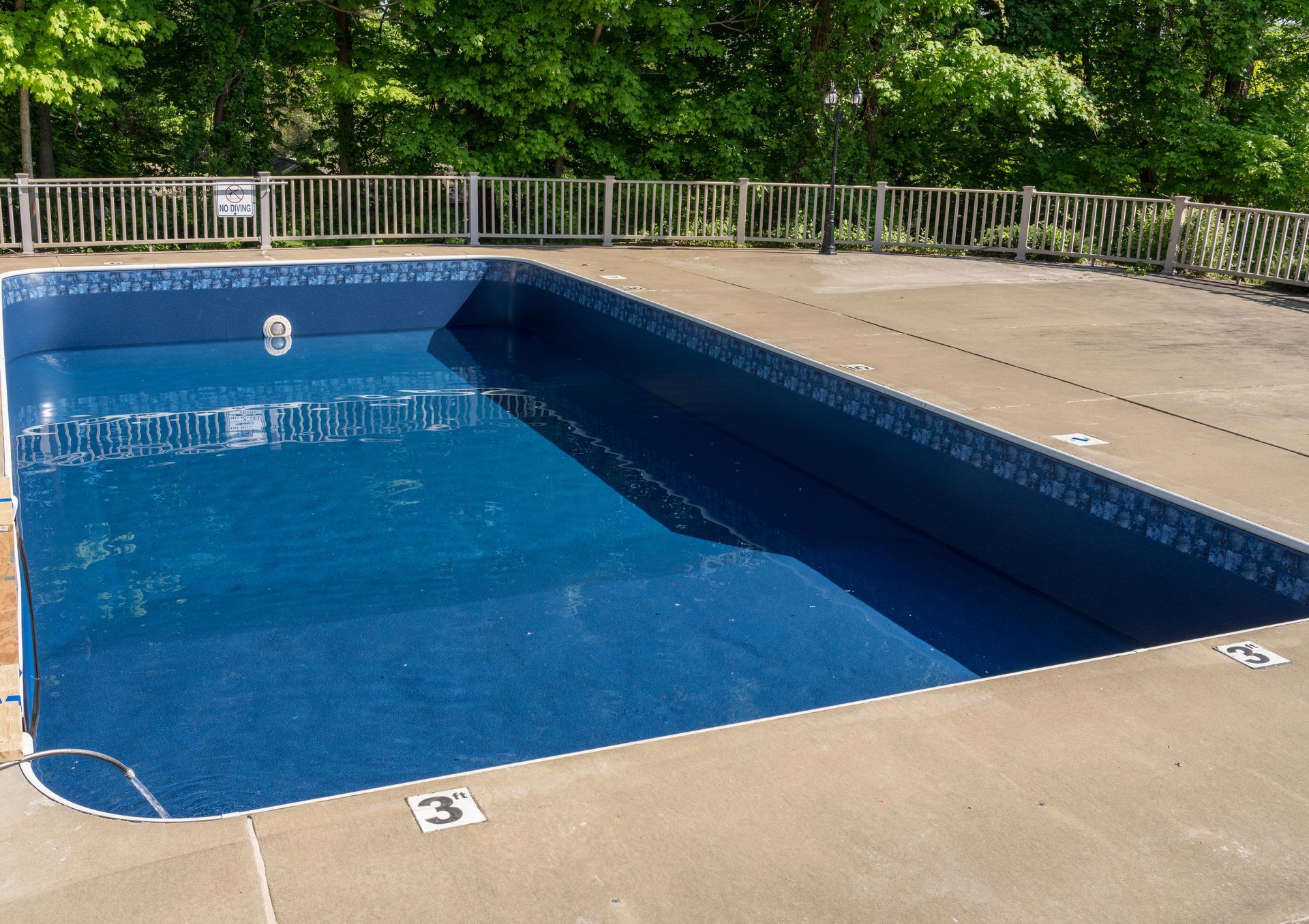 Liner d'une piscine