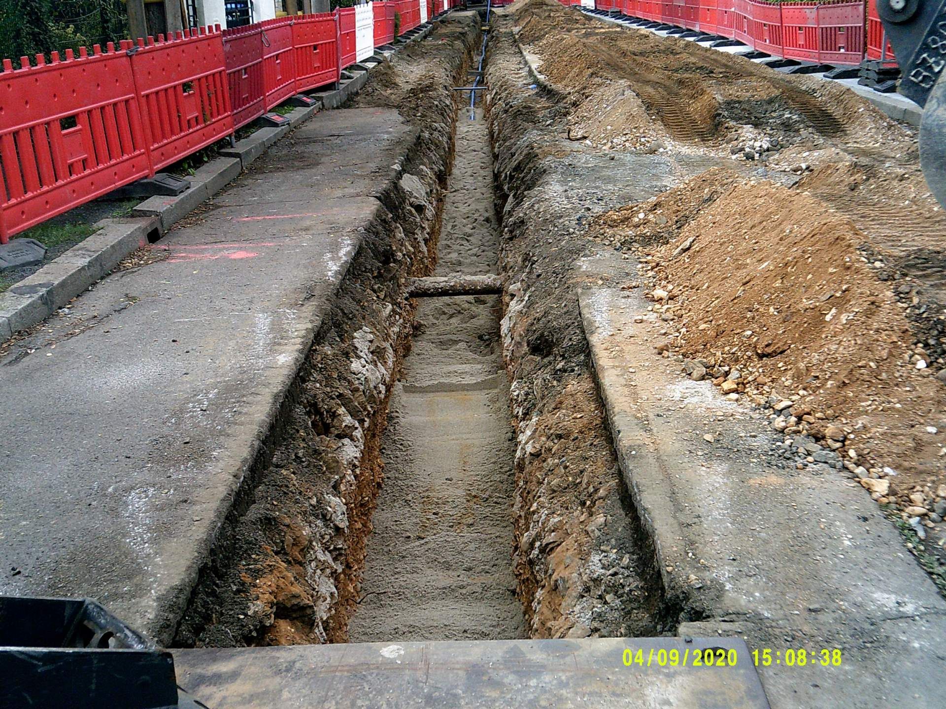 Rohrleitung, Foto der Röder LTR Bau GmbH & Co. KG