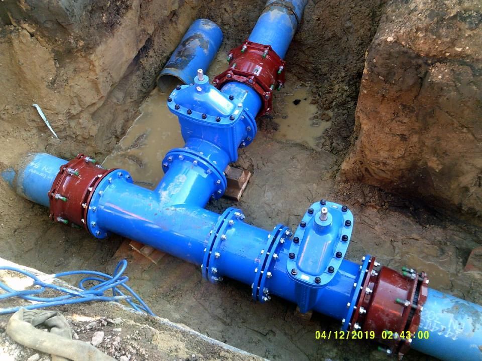 Rohrleitungen, Foto der Röder LTR Bau GmbH & Co. KG