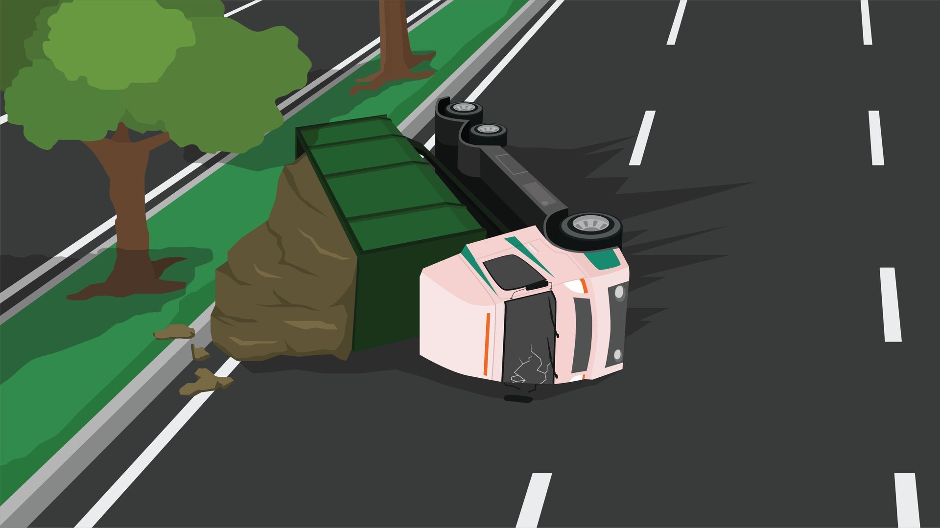 Accident de camion