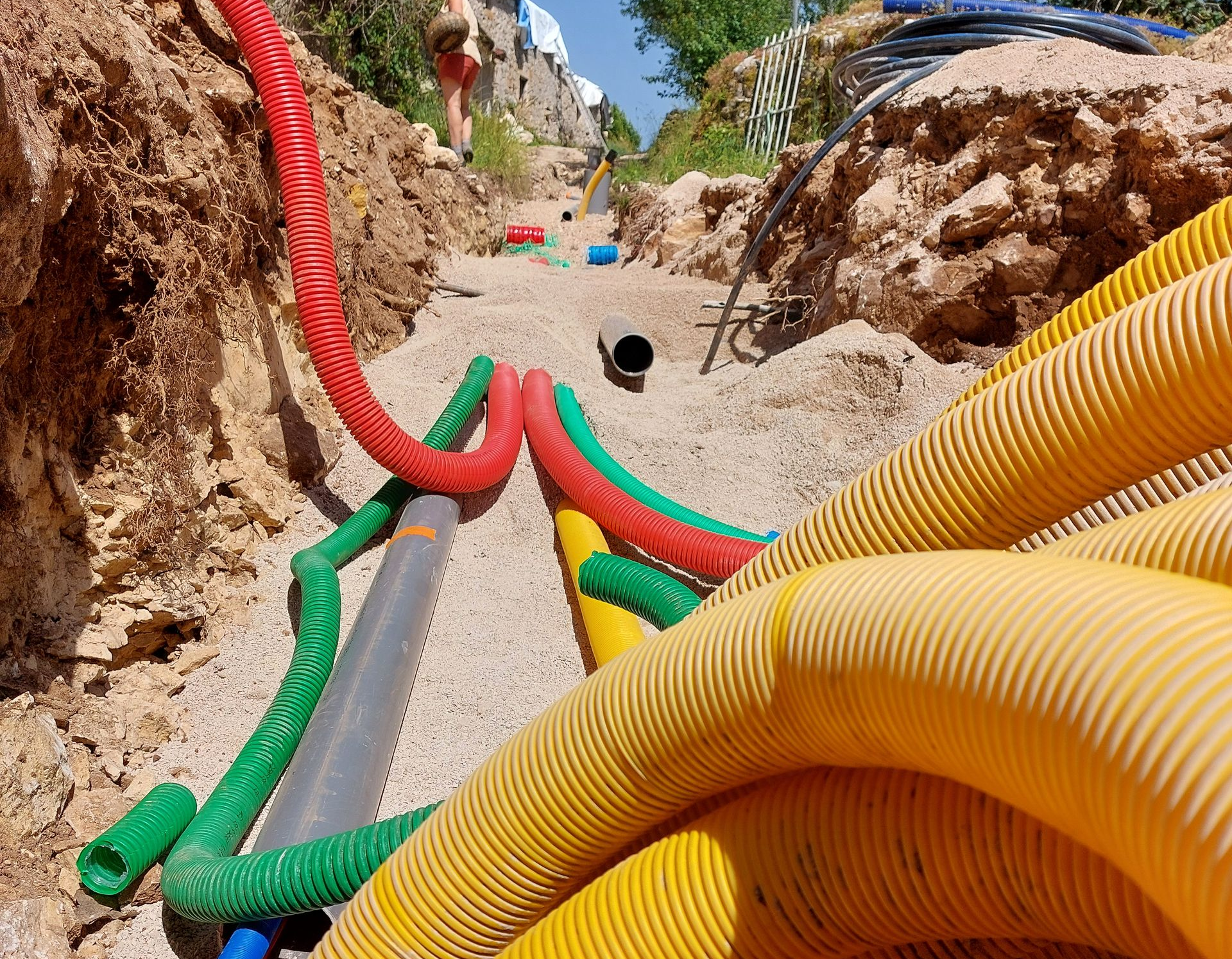 Travaux d'assainissement