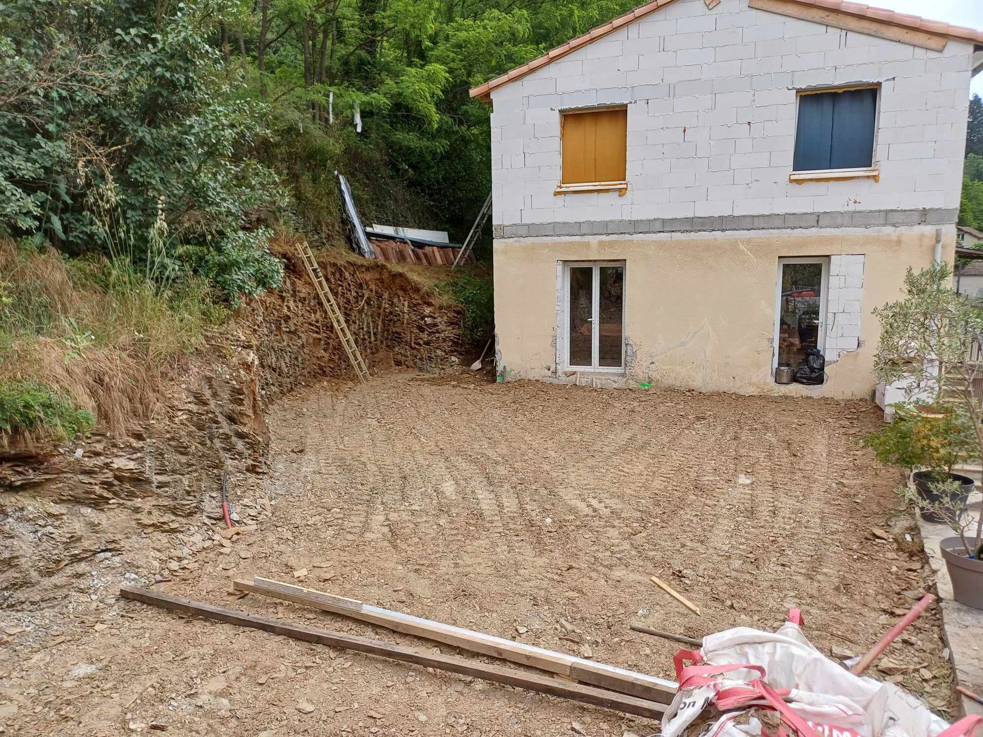 Travaux de terrassement