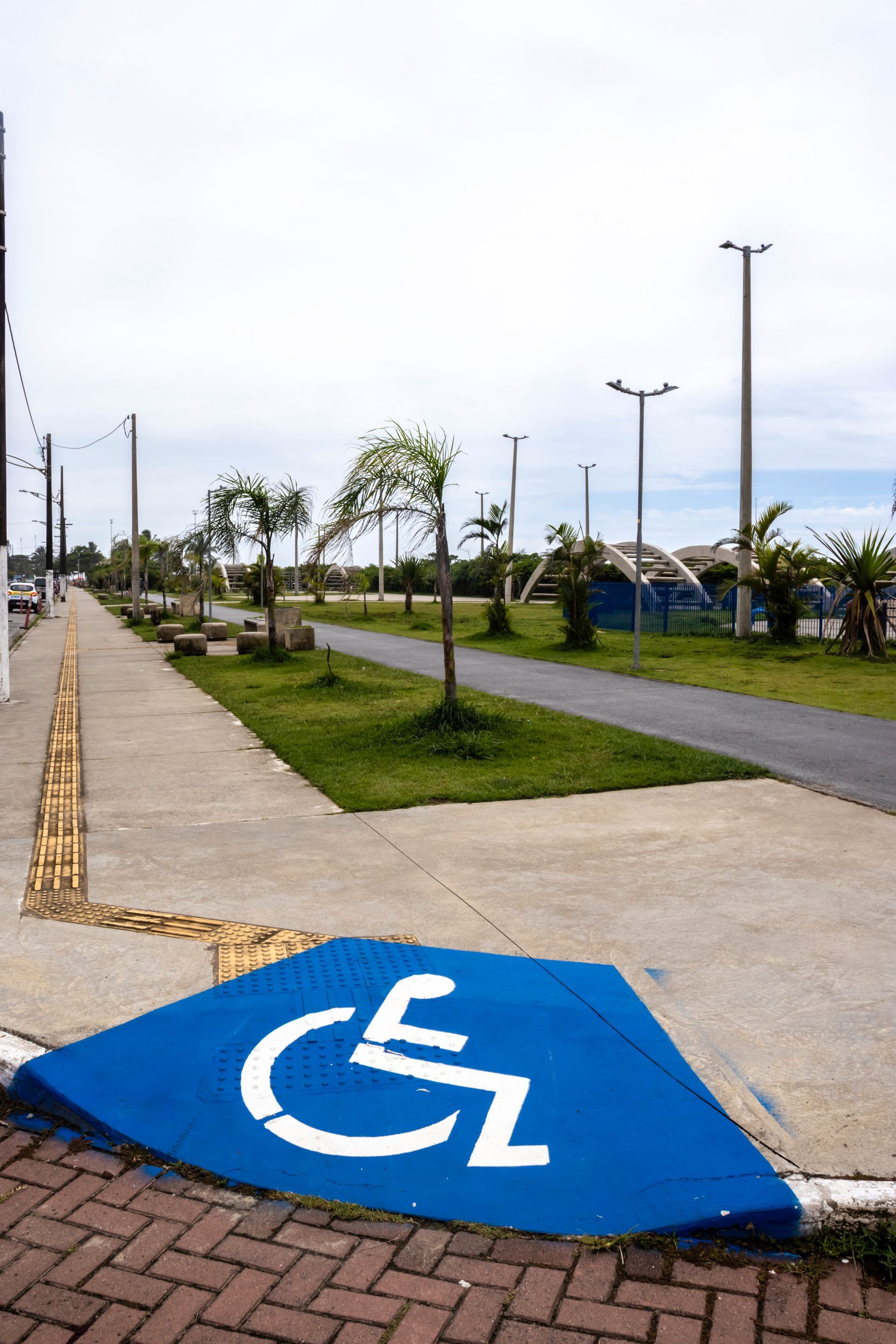 Guidage et abaissement de trottoir
