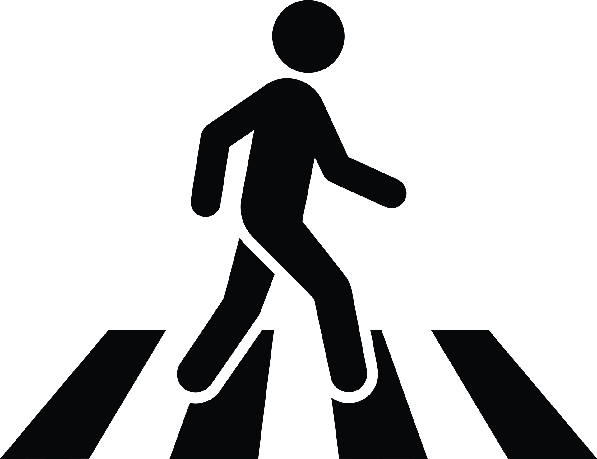 Un dessin de passage piéton