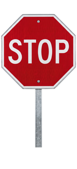 Un panneau STOP