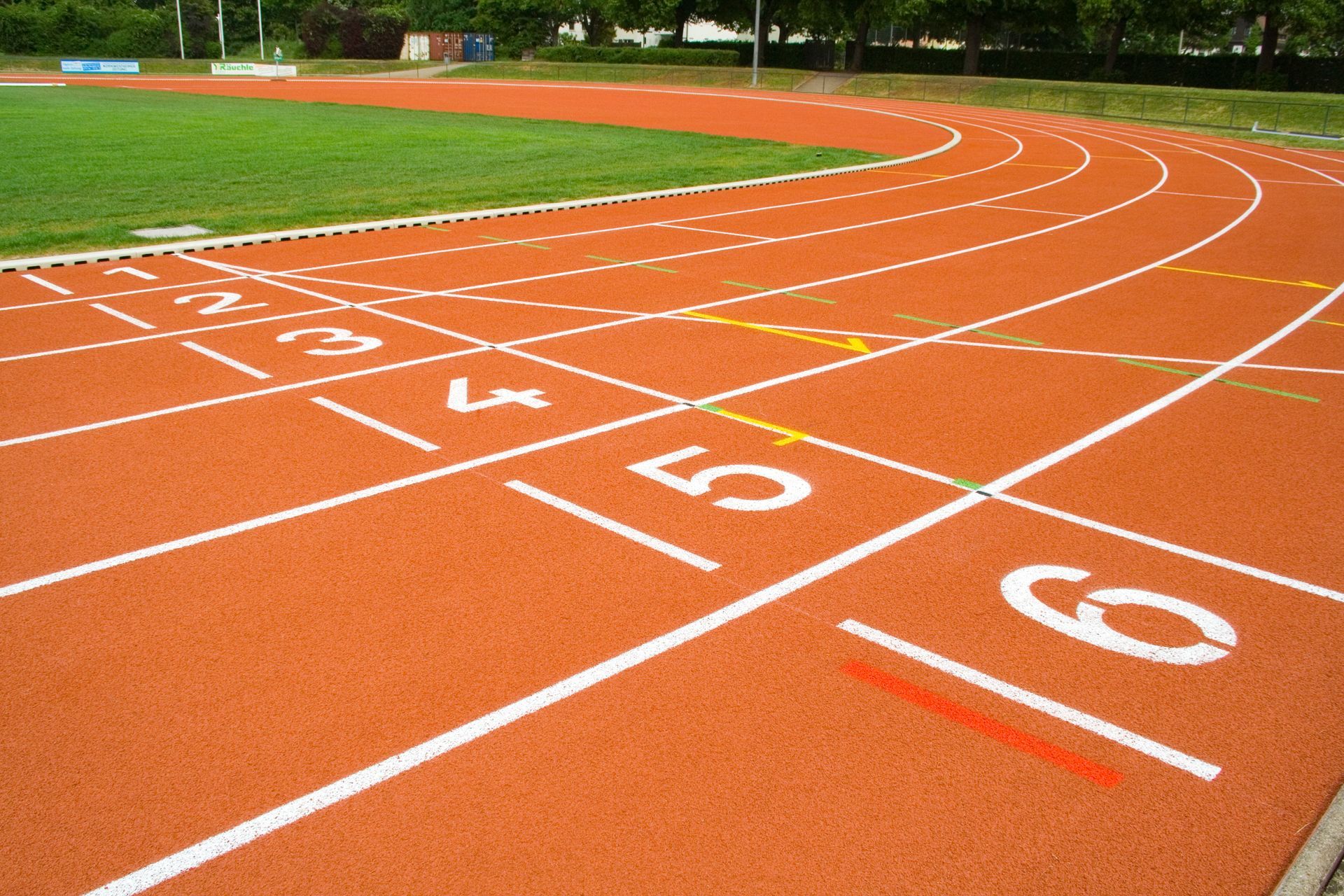 Marquage au sol d'un terrain de sport