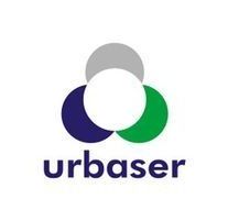 Es un logotipo para una empresa llamada urbaser.