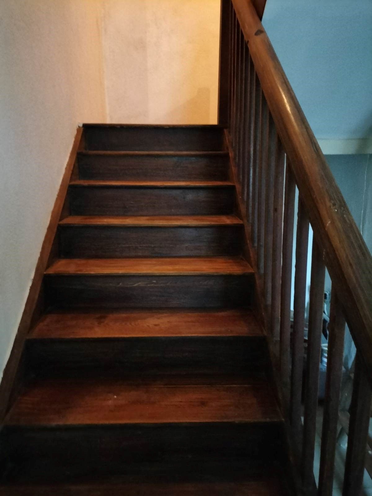 Escalier avant peinture