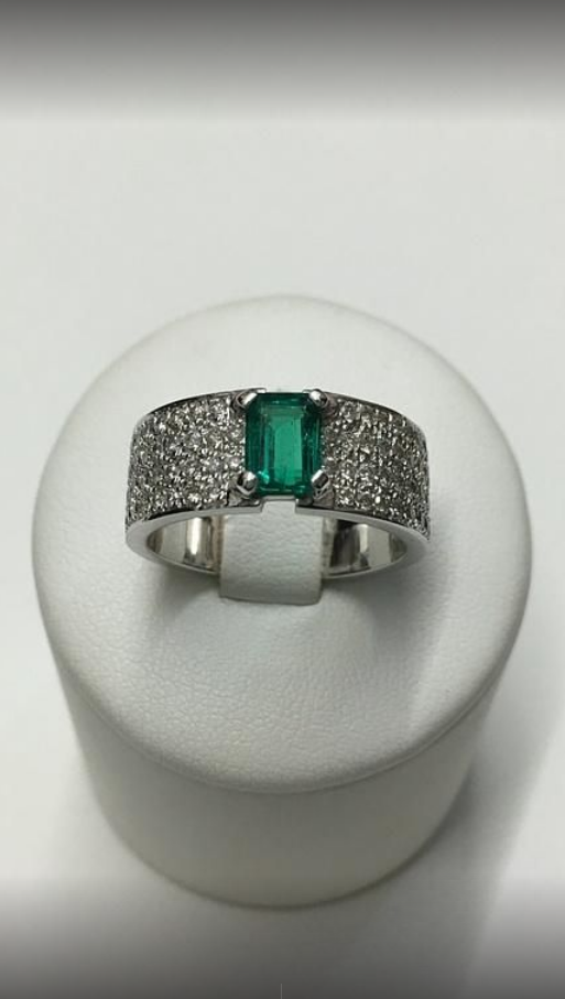 Bague émeraude