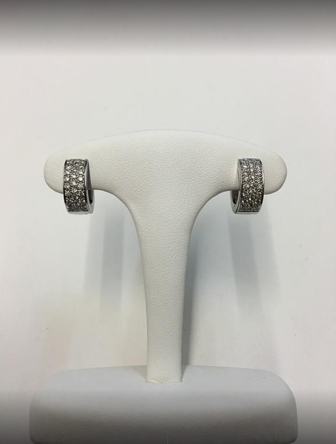 Boucles d'oreilles argentées