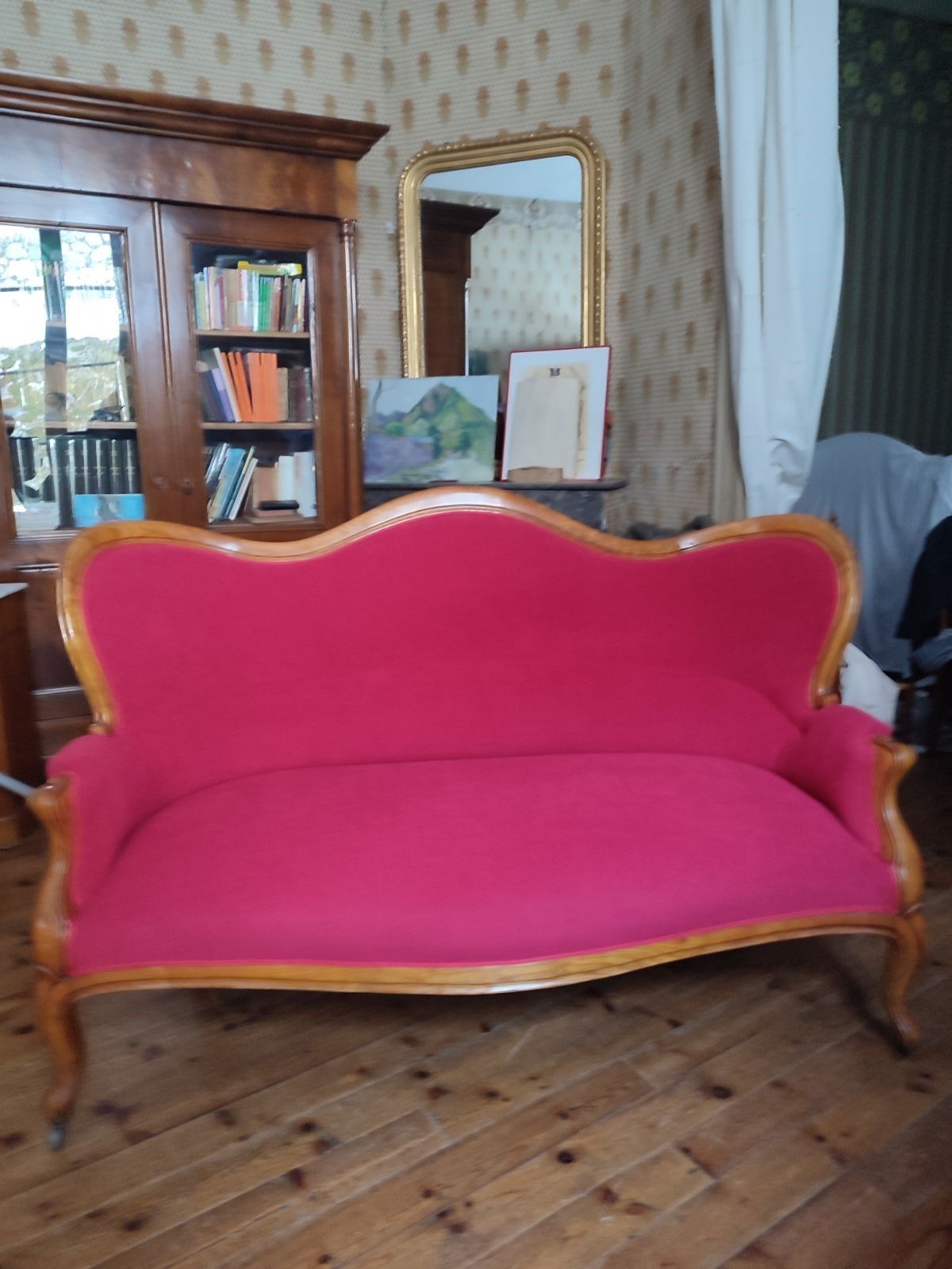 Banquette rose fuchsia