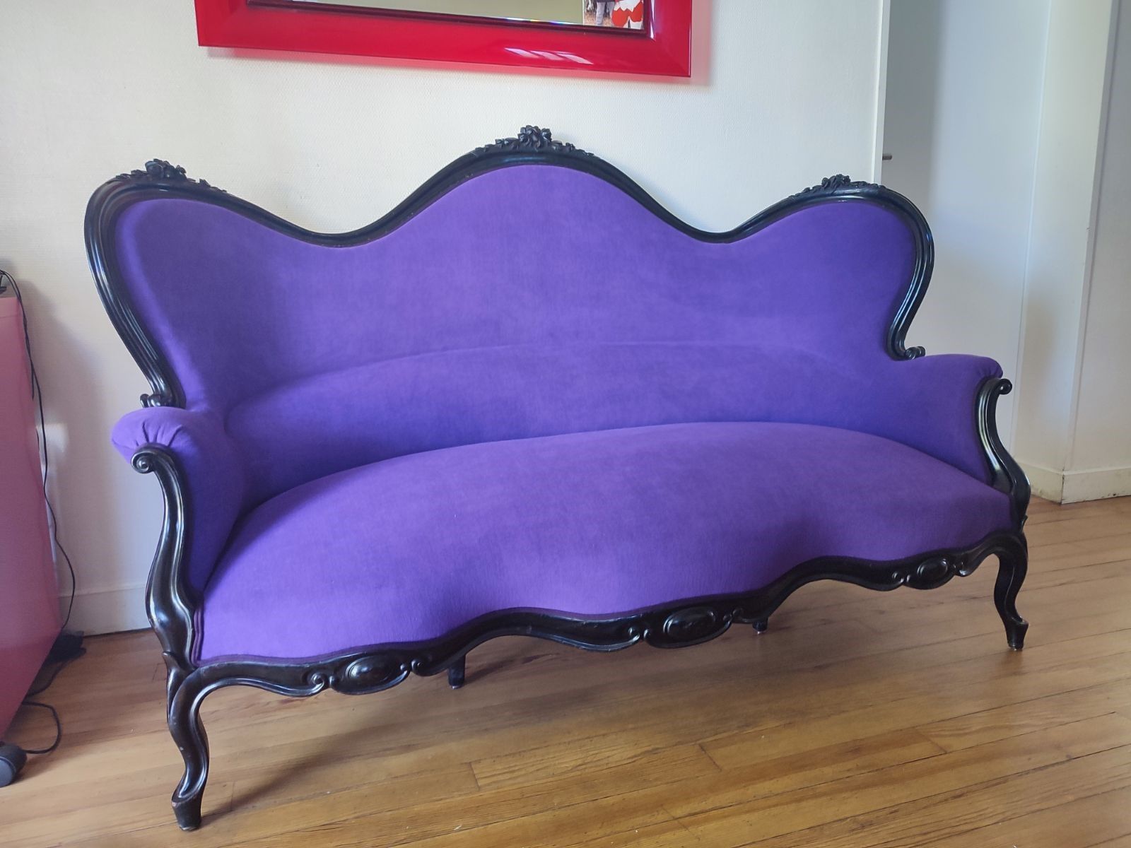 Banquette violette