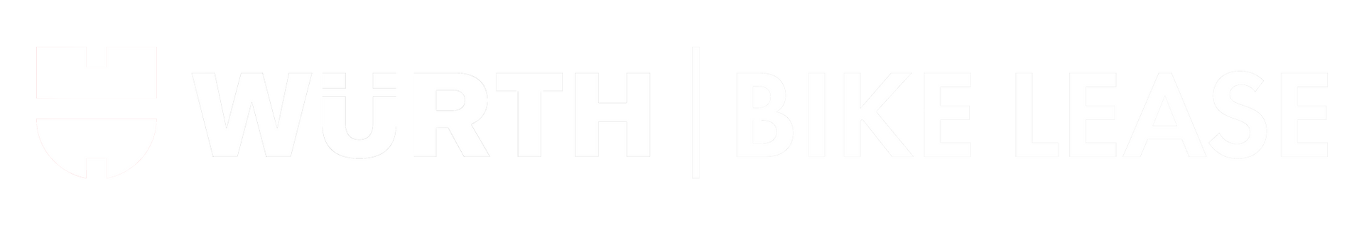 Das Würth-Logo in Rot und Schwarz, rechts daneben der Schriftzug „BIKE LEASE“ in schwarzer Schrift.