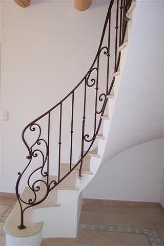 Rampe escalier métal