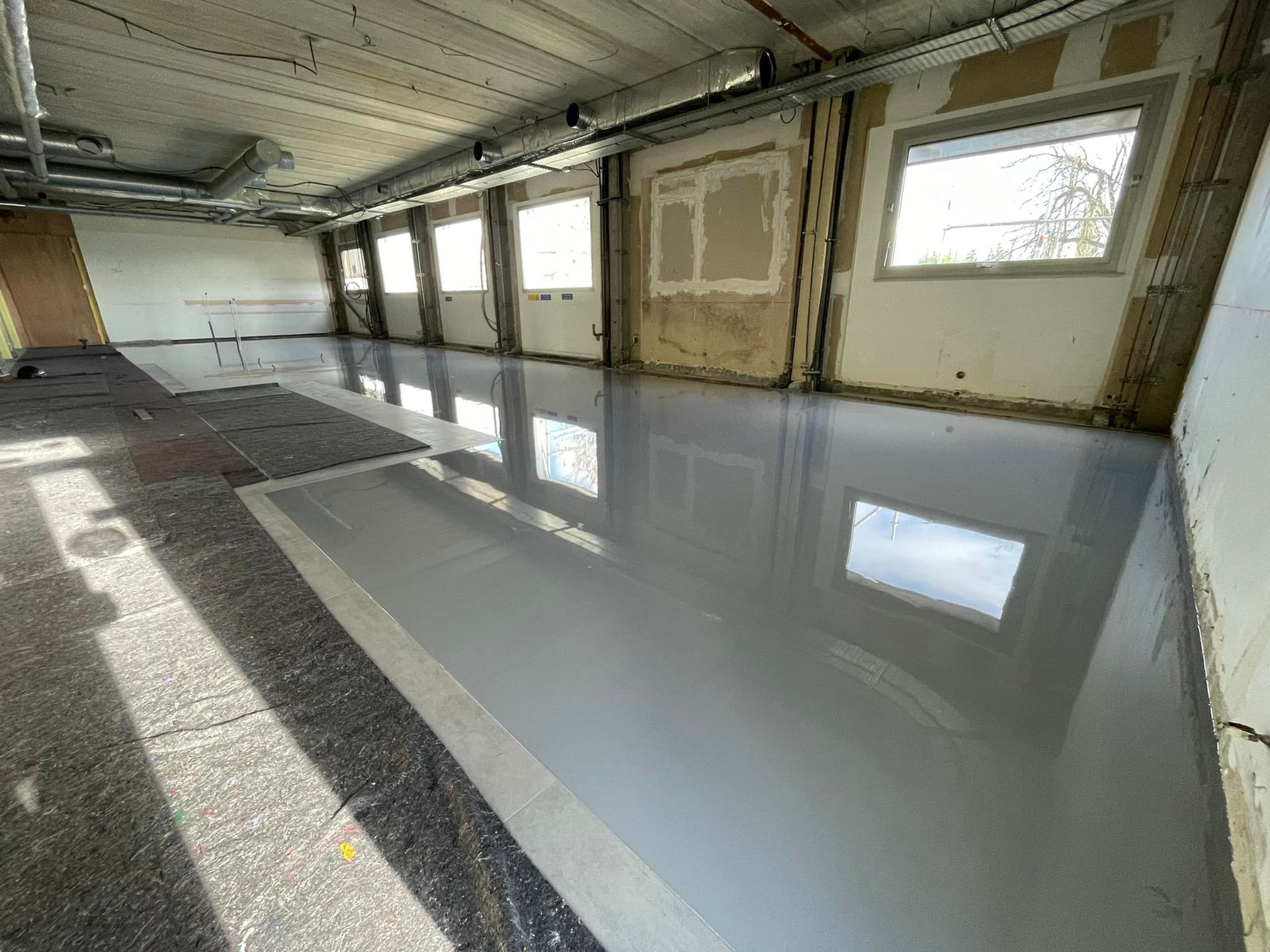 Une dalle béton