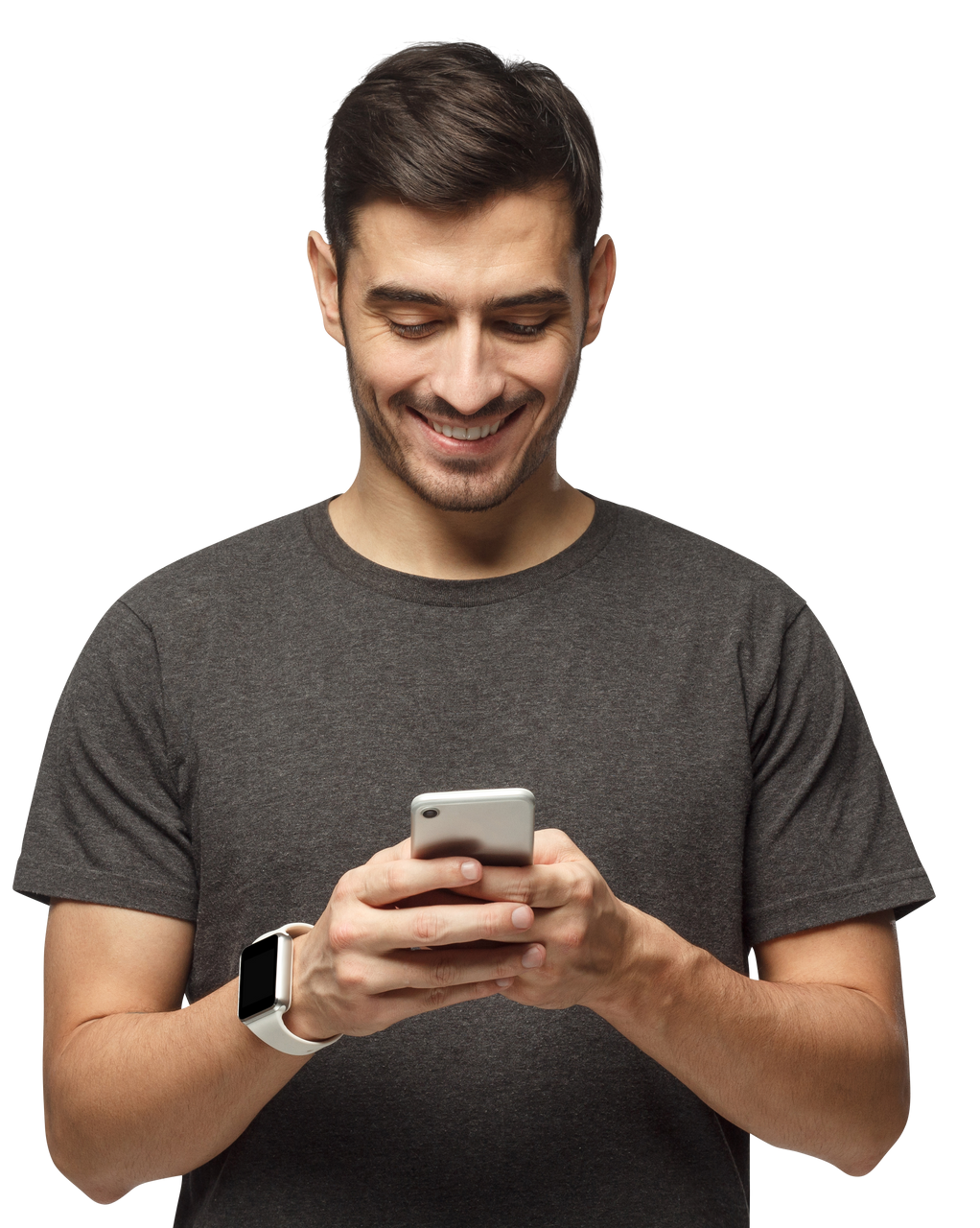 Un homme en train de téléphoner
