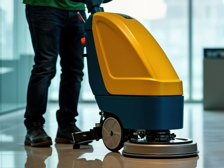 Autolaveuse jaune