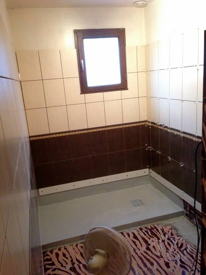Rénovation salle de bain - en cours de travaux