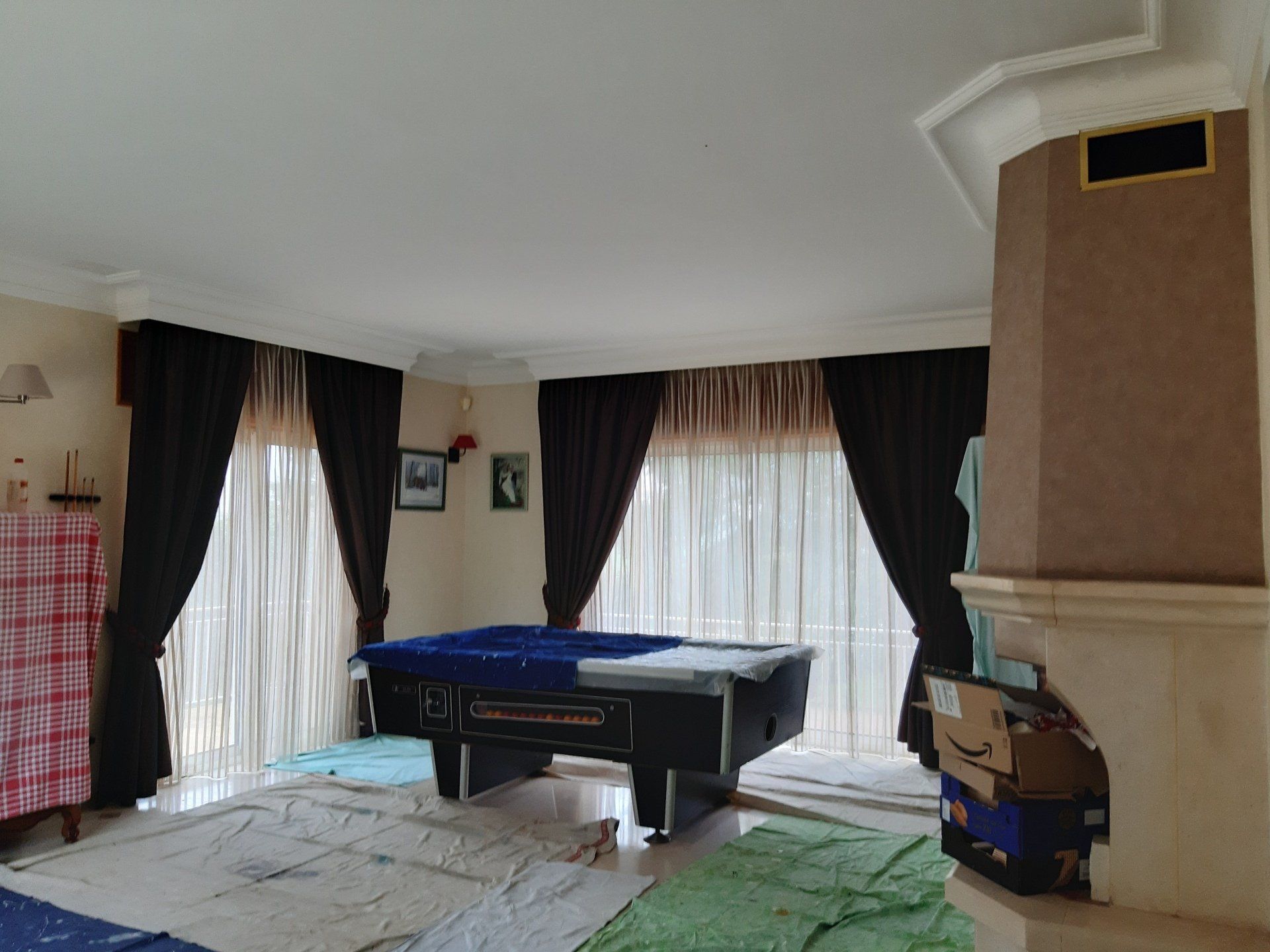 Rénovation du plafond et de la corniche 4