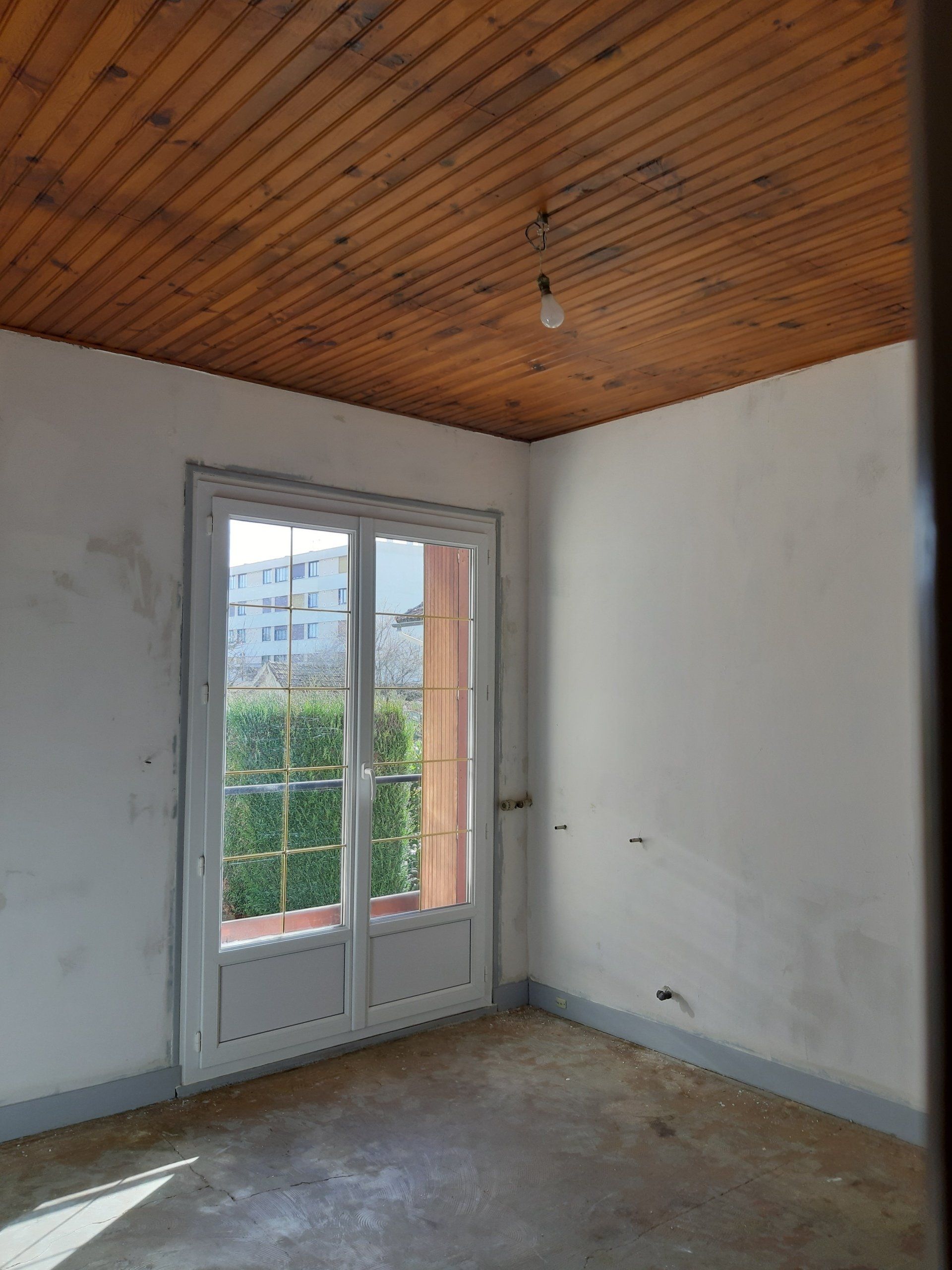 Le début des travaux d'une chambre 2