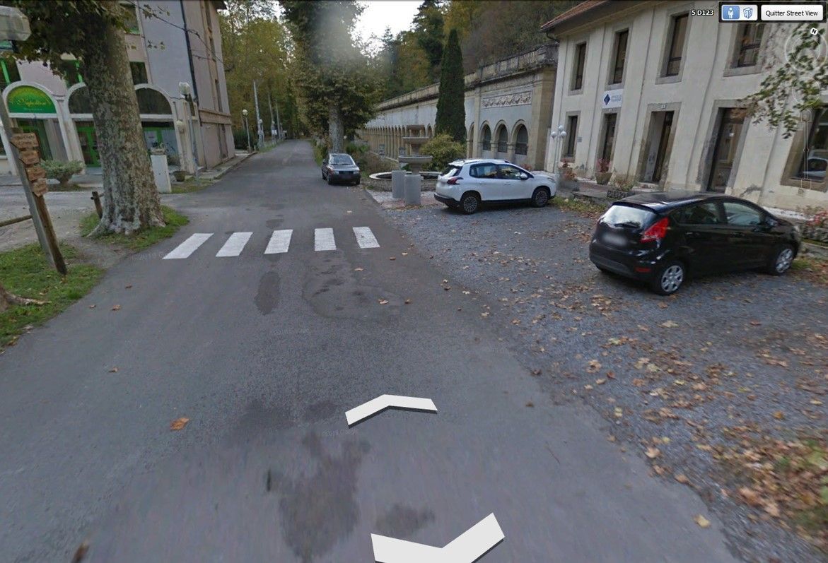 Voirie et parking d'Ornolac - avant
