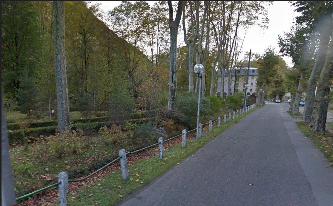Voirie et trottoir d'Ornolac - avant